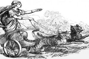 Bilde av Gudinnen Frøya har gitt navn til Freberg